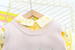 AS-1568B طقم ولادي 3 قطع ( قميص + فست + بنطلون )