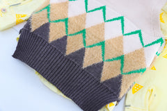 AS-1568B طقم ولادي 3 قطع ( قميص + فست + بنطلون )