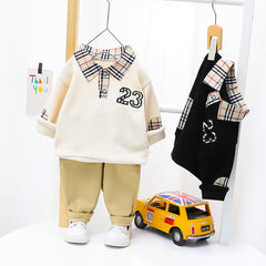 AS-1581B طقم ولادي قطعتين ( بلوزة + بنطلون)