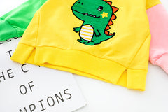 AS-1679G طقم قطعتين ولادي + بناتي ( بلوزة قطنية + بنطلون جينز ناعم )