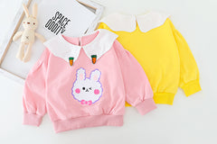 AS-1709G طقم الارنوب القطني ( بلوزة + بنطلون )