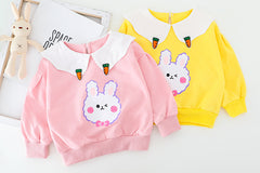 AS-1709G طقم الارنوب القطني ( بلوزة + بنطلون )