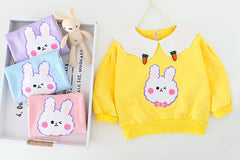 AS-1709G طقم الارنوب القطني ( بلوزة + بنطلون )