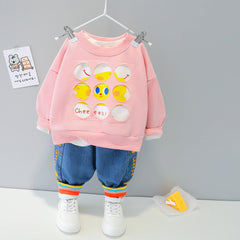 AS-1721G طقم جينز قطعتين خريفي / ربيعي