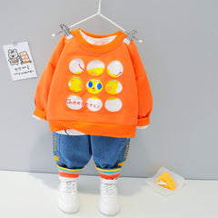 AS-1721G طقم جينز قطعتين خريفي / ربيعي