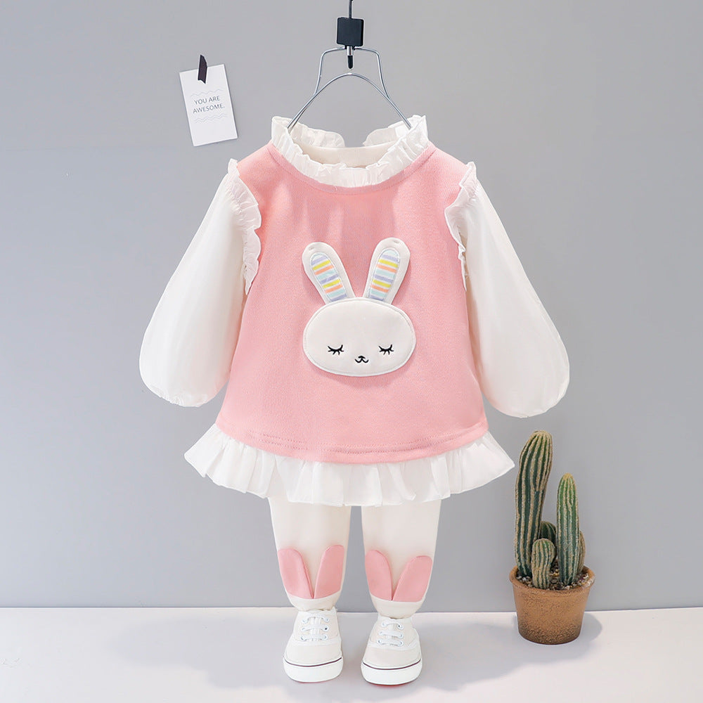 AS-1723G طقم ارنوب قطعتين ( بلوزة + بنطلون )