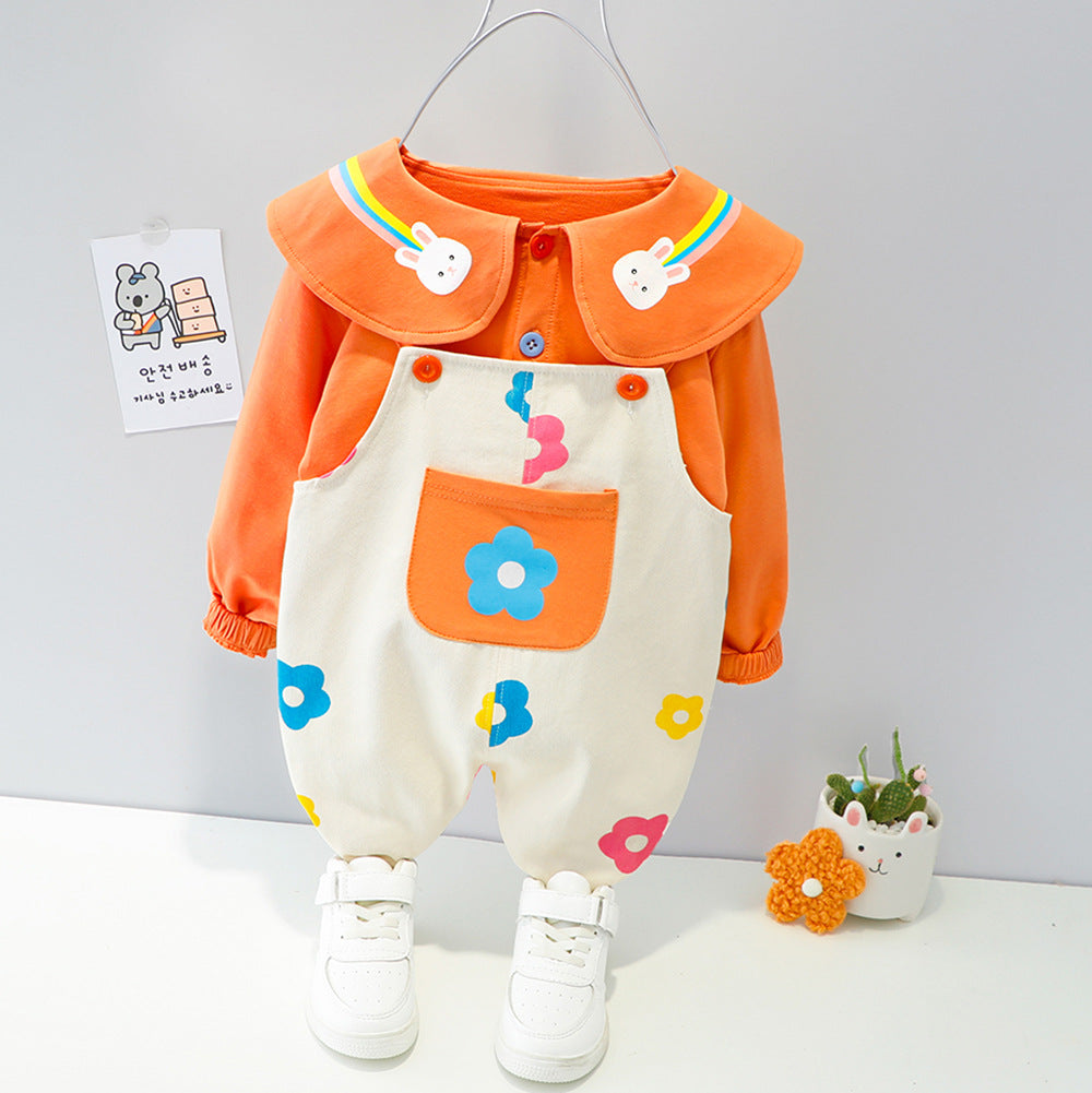 AS-1724G طقم أفرهول كتان ناعم ( قميص قطن + أفرهول مورد كتان ناعم )