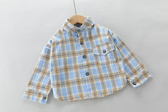 AS-2059B طقم 3 قطع ( بلوزة + قميص + بنطلون جينز )