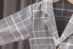 AS-2099B بدلة ولادي قطنية دافية بتجي 4 قطع ( جكيت + قميص+ جرافة+ بنطلون)