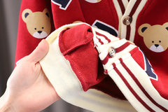 AS-2100B طقم 3 قطع( بلوزة + جكيت + بنطلون جينز)