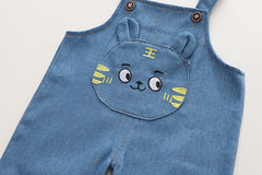 AS-2657B طقم قطني قطعتين ( بلوزة قطنية + أفرهول جينز )