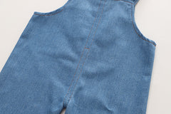 AS-2657B طقم قطني قطعتين ( بلوزة قطنية + أفرهول جينز )