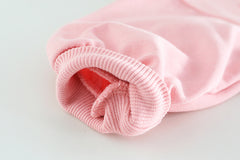 AS-2662G طقم بناتي قطني مزين برسومات مميزة ( بلوزة قطنية + بنطلون فيزون)