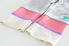 AS-2662G طقم بناتي قطني مزين برسومات مميزة ( بلوزة قطنية + بنطلون فيزون)