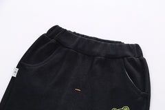 AS-2675B طقم قطني ولادي قطعتين ( بلوزة + بنطلون )