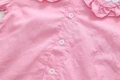 AS-2684G طقم بناتي 3 قطع ( قميص + فست صوف + بنطلون جينز )