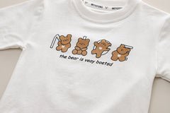 AS-3002B طقم ولادي 3 قطع ( بلوزة قطنية + جكيت + بنطلون جينز ناعم)