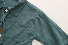 AS-3005B طقم ولادي 4 قطع ( قميص + فست صوف + بنطلون جينز + جرافة )