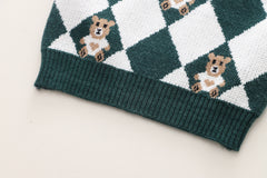 AS-3005B طقم ولادي 4 قطع ( قميص + فست صوف + بنطلون جينز + جرافة )