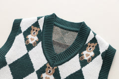 AS-3005B طقم ولادي 4 قطع ( قميص + فست صوف + بنطلون جينز + جرافة )