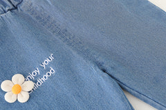 AS-3201G طقم بناتي 3 قطع ( جكيت + قميص + بنطلون جينز )