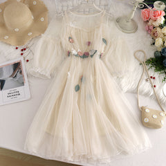 AO0524-08 فستان صبايا ناعم حجم واحد مناسب من ( 45-62 كغم)