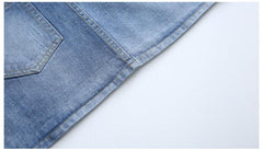 FU14042024-31 فستان بناتي قطعتين ( جينز + بلوزة قطنية )