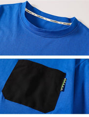 FU14042024-38 طقم جينز ولادي قطعتين ( بلوزة قطنية + بنطلون جينز )