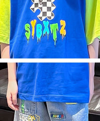 FU14042024-50 طقم ولادي جينز صيفي قطعتين ( بلوزة قطنية + بنطلون جينز )