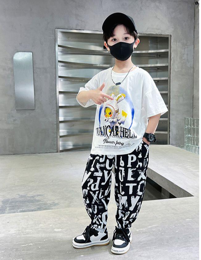 FU14042024-59 بجامة ولادي و بناتي قطعتين ( بلوزة + بنطلون)