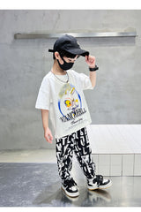 FU14042024-59 بجامة ولادي و بناتي قطعتين ( بلوزة + بنطلون)