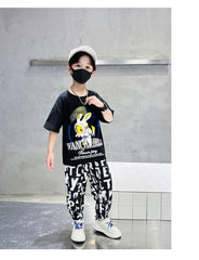 FU14042024-59 بجامة ولادي و بناتي قطعتين ( بلوزة + بنطلون)