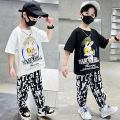 FU14042024-59 بجامة ولادي و بناتي قطعتين ( بلوزة + بنطلون)