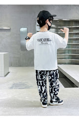 FU14042024-59 بجامة ولادي و بناتي قطعتين ( بلوزة + بنطلون)