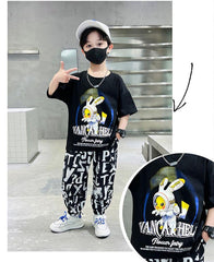 FU14042024-59 بجامة ولادي و بناتي قطعتين ( بلوزة + بنطلون)