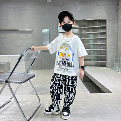 FU14042024-59 بجامة ولادي و بناتي قطعتين ( بلوزة + بنطلون)