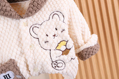 SSX220824-17 بجامة تقيلة جدا ولادي خامة ممتازة غسيل ولبس قطعتين ( جكيت + بنطلون)