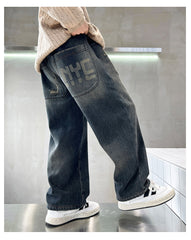 WZH301124-45 بنطلون ولادي جينز