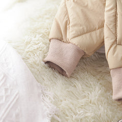 SSX220824-44 طقم خريفي شتوي ولادي تقيل نفخ مبطن قطعتين ( جكيت + بنطلون)