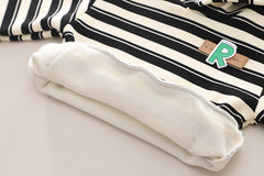 SSX220824-59  طقم ولادي شتوي تقيل مبطن فرو بالكامل قطعتين ( بلوزة + بنطلون)