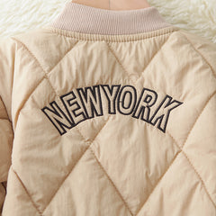 SSX220824-44 طقم خريفي شتوي ولادي تقيل نفخ مبطن قطعتين ( جكيت + بنطلون)