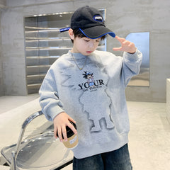 WZH301124-25 بلوزة شتوية تقيلة مبطنة فرو تقيل