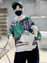 WZH301124-29 هودي ولادي قطن دافي ربيعي خريفي