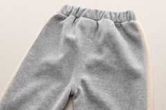 SSX220824-143 ترينج دبدوب قطن ربيعي خريفي قطعتين (بلوزة + بنطلون)