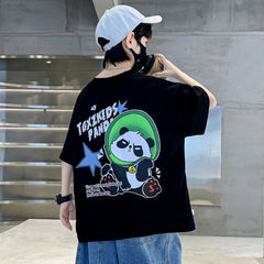 FU14042024-69 طقم ولادي قطعتين( بلوزة + شورت )