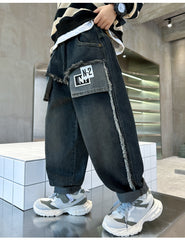 WZH301124-15 بنطلون جينز ستايل