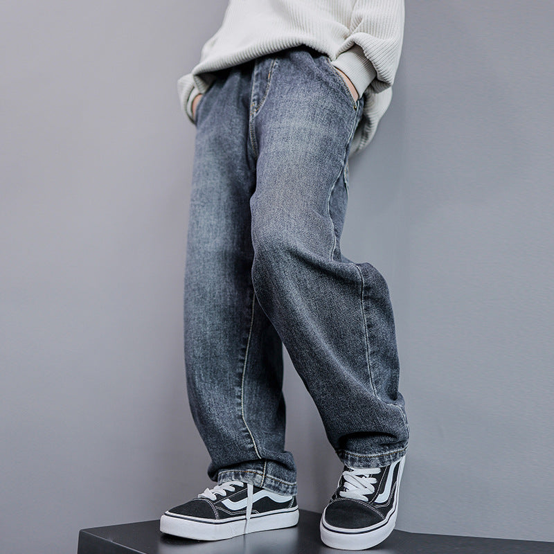 WZH301124-42 بنطلون جينز ولادي