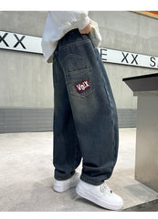 WZH301124-37 بنطلون ولادي جينز شتوي مبطن فرو