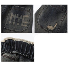 WZH301124-45 بنطلون ولادي جينز