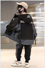 RM1227-18 طقم سبورت ستان مع جينز بجي قطعتين ( جكيت + بنطلون)